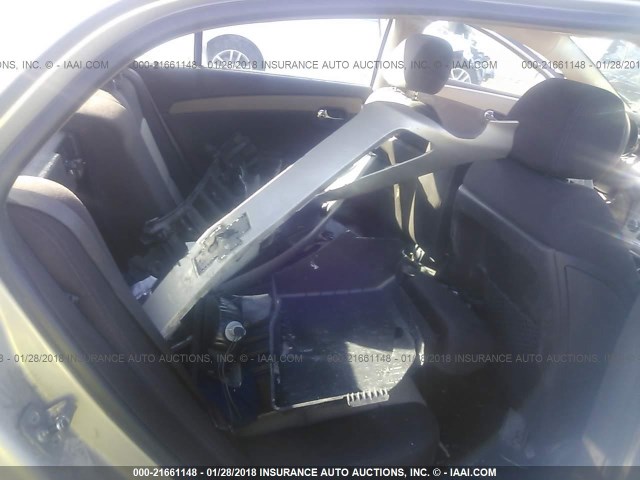 1G1ZG57B29F238619 - 2009 CHEVROLET MALIBU LS 棕色 照片 8