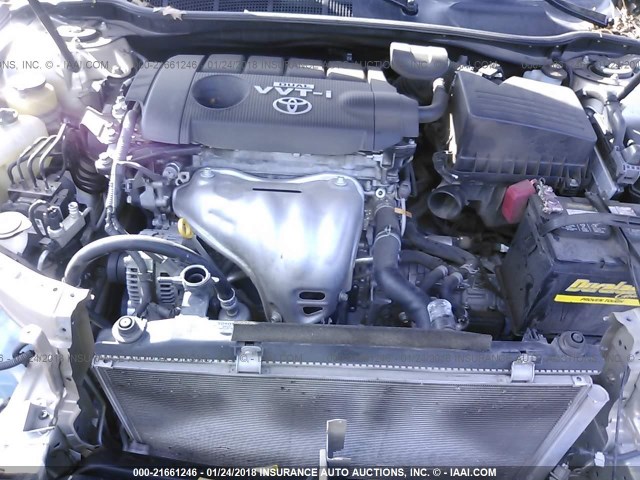 4T4BF3EKXAR064383 - 2010 TOYOTA CAMRY SE/LE/XLE GOLD photo 10