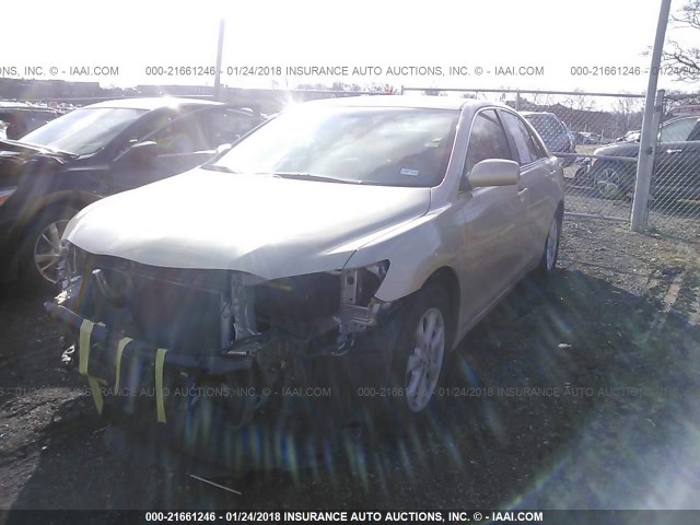 4T4BF3EKXAR064383 - 2010 TOYOTA CAMRY SE/LE/XLE GOLD photo 2