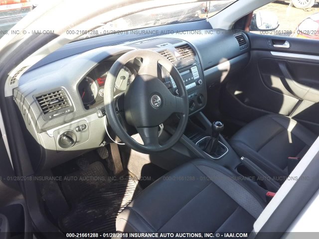 3VWEF71K47M170427 - 2007 VOLKSWAGEN JETTA WOLFSBURG 银色 照片 5