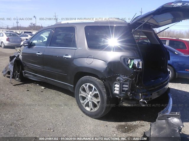 1GKKRRKD1DJ192231 - 2013 GMC ACADIA SLT-1 Grau Foto 3