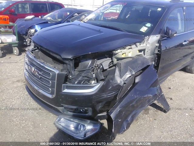 1GKKRRKD1DJ192231 - 2013 GMC ACADIA SLT-1 GRAY photo 6