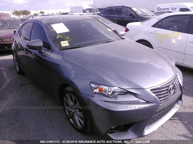 JTHBA1D22G5017384 - 2016 LEXUS IS 200T GRAY photo 1