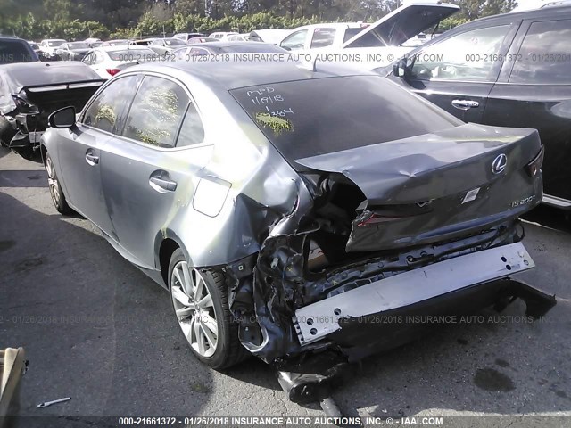 JTHBA1D22G5017384 - 2016 LEXUS IS 200T GRAY photo 3