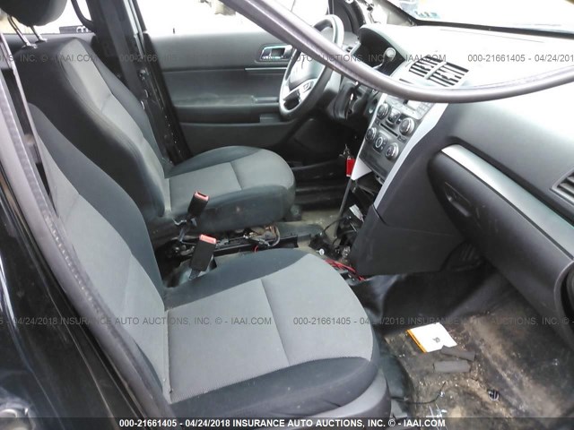 1FM5K8AR0EGB02582 - 2014 FORD EXPLORER POLICE INTERCEPTOR BLACK photo 5