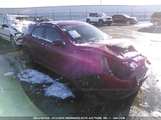 JM1BL1H39A1184340 - 2010 MAZDA SPEED 3 红色 照片 1
