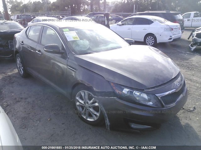 5XXGN4A71CG089583 - 2012 KIA OPTIMA EX BROWN photo 1