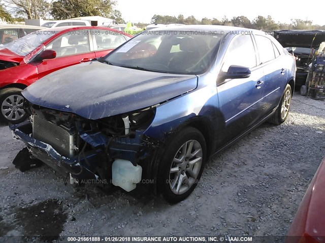1G11C5SA3DU131736 - 2013 CHEVROLET MALIBU 1LT 蓝色 照片 2