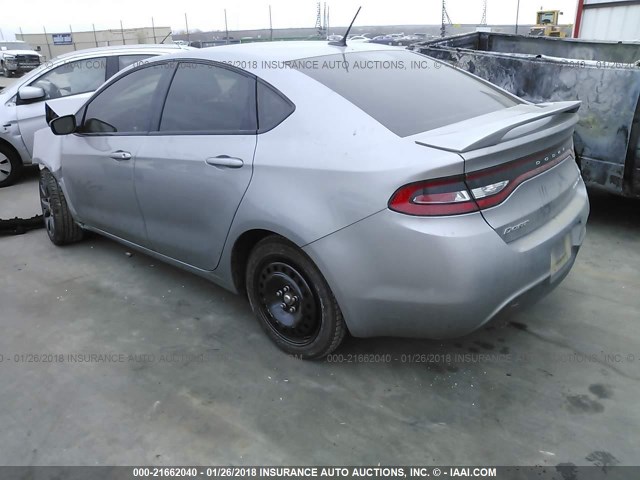 1C3CDFFA8GD802209 - 2016 DODGE DART SXT SPORT GRAY photo 3