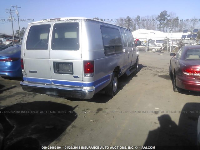 1FTNS24L48DB56675 - 2008 FORD ECONOLINE E250 VAN GRAY photo 4