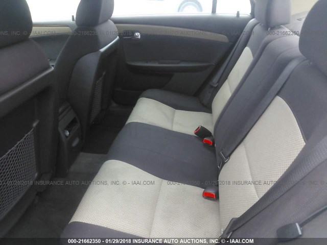 1G1ZH57B284185654 - 2008 CHEVROLET MALIBU 1LT GOLD photo 8