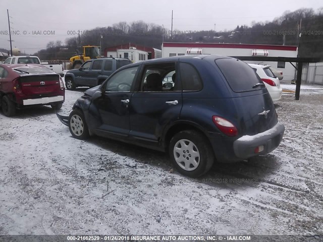 3C4FY48B02T281156 - 2002 CHRYSLER PT CRUISER CLASSIC BLUE photo 3