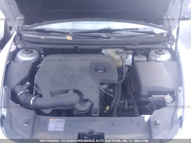 1G1ZB5E1XBF116010 - 2011 CHEVROLET MALIBU LS 银色 照片 10