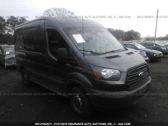 1FTYR1CM7GKA81705 - 2016 FORD TRANSIT T-250 GRAY photo 1