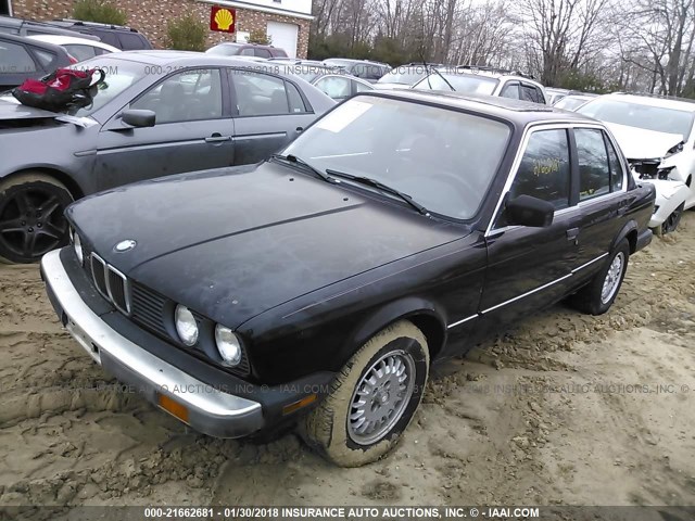 WBAAD2306H2446943 - 1987 BMW 325 I AUTOMATIC BLACK photo 2