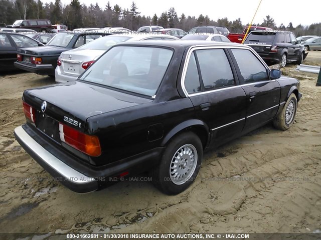 WBAAD2306H2446943 - 1987 BMW 325 I AUTOMATIC BLACK photo 4