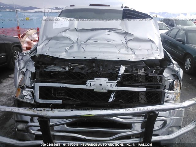 1GC4K0C88EF114667 - 2014 CHEVROLET SILVERADO K3500 LT SILVER photo 6