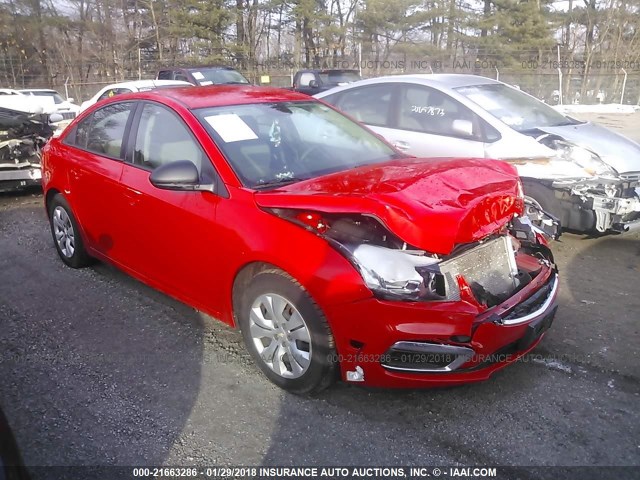 1G1PC5SH7G7215973 - 2016 CHEVROLET CRUZE LIMITED LS RED photo 1