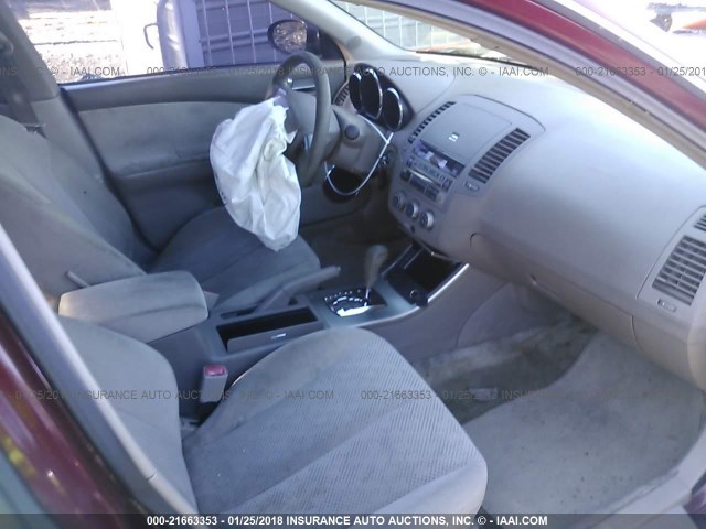 1N4AL11D06C102320 - 2006 NISSAN ALTIMA S/SL RED photo 5