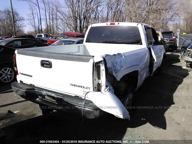 2GCEK19T531228331 - 2003 CHEVROLET SILVERADO K1500 WHITE photo 4