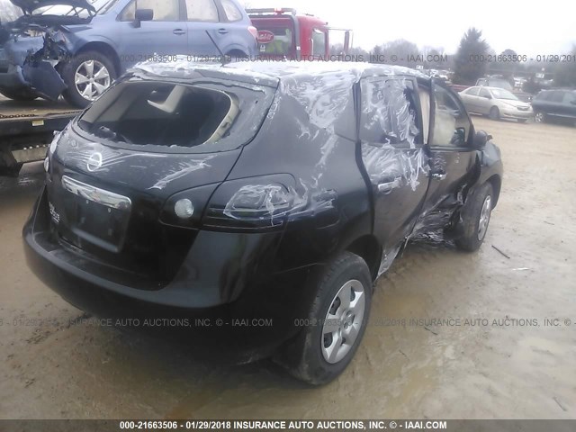 JN8AS5MT5EW101222 - 2014 NISSAN ROGUE SELECT S BLACK photo 4