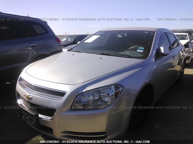 1G1ZC5E13BF188440 - 2011 CHEVROLET MALIBU 1LT 银色 照片 2