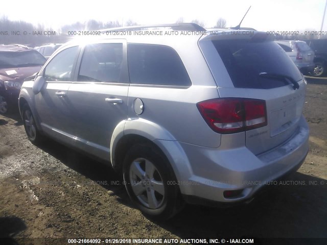 3C4PDCBG9CT174347 - 2012 DODGE JOURNEY SXT SILVER photo 3