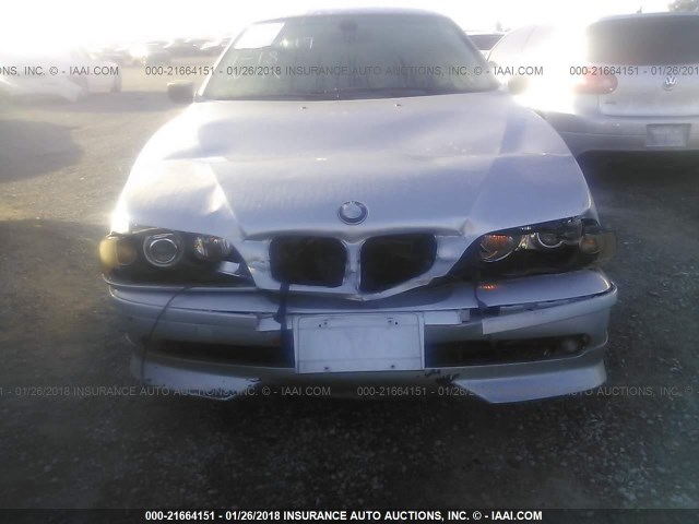 WBADT334X3GF43019 - 2003 BMW 525 I SILVER photo 6