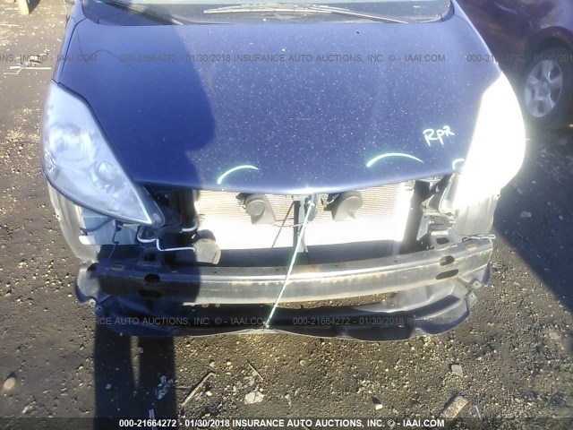 5TDZK23CX7S034361 - 2007 TOYOTA SIENNA CE/LE BLUE photo 6