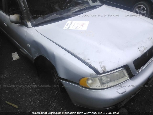 WAUDC28D9YA047218 - 2000 AUDI A4 1.8T QUATTRO SILVER photo 6