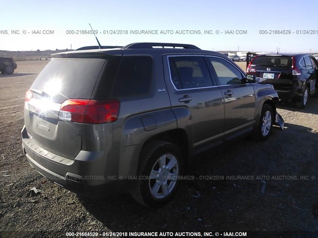 2GKALSEKXC6308889 - 2012 GMC TERRAIN SLE GRAY photo 4