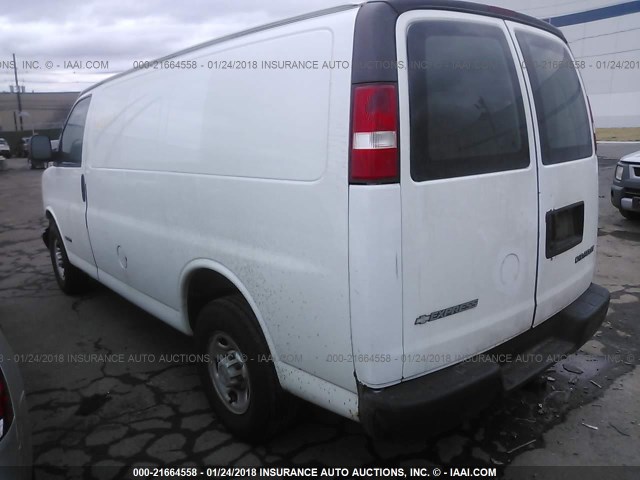 1GCHG35U231156311 - 2003 CHEVROLET EXPRESS G3500  WHITE photo 3