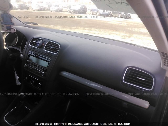 WVWAB7AJ9CW119780 - 2012 VOLKSWAGEN GOLF BLUE photo 5