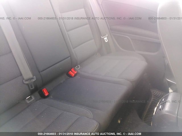 WVWAB7AJ9CW119780 - 2012 VOLKSWAGEN GOLF BLUE photo 8