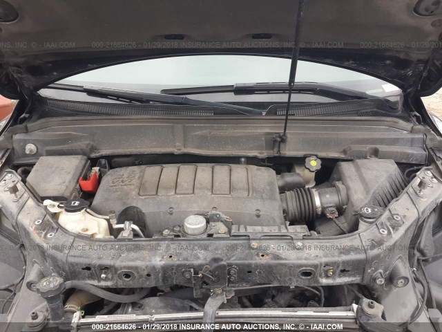 5GALRCED7AJ109648 - 2010 BUICK ENCLAVE CXL 灰色 照片 10