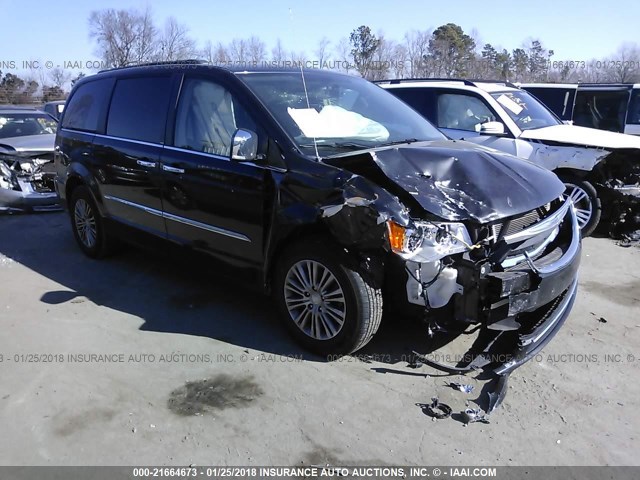 2C4RC1CG7ER235117 - 2014 CHRYSLER TOWN & COUNTRY TOURING L BLACK photo 1