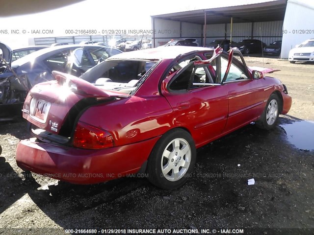 3N1CB51D55L573379 - 2005 NISSAN SENTRA 1.8/1.8S RED photo 4