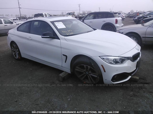 WBA3N7C55FK224955 - 2015 BMW 428 I WHITE photo 1