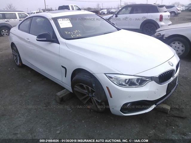 WBA3N7C55FK224955 - 2015 BMW 428 I WHITE photo 6