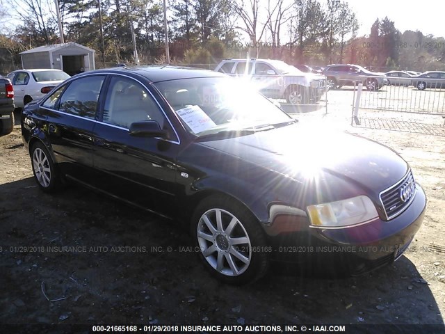 WAUCD64B04N097920 - 2004 AUDI A6 S-LINE QUATTRO BLACK photo 1