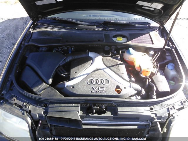 WAUCD64B04N097920 - 2004 AUDI A6 S-LINE QUATTRO BLACK photo 10