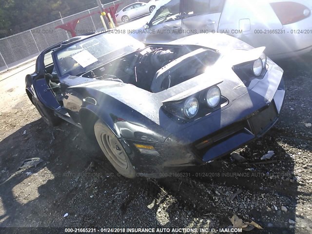 1Z876AS435451 - 1980 CHEV CORVETTE  BLACK photo 1