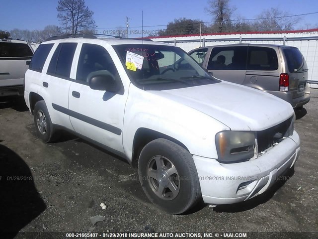 1GNDS13S052314359 - 2005 CHEVROLET TRAILBLAZER LS/LT WHITE photo 1