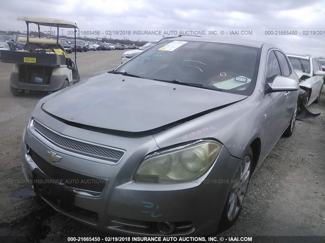 1G1ZK57798F213628 - 2008 CHEVROLET MALIBU LTZ 银色 照片 2