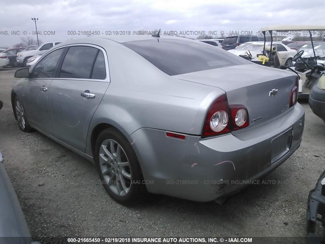1G1ZK57798F213628 - 2008 CHEVROLET MALIBU LTZ 银色 照片 3