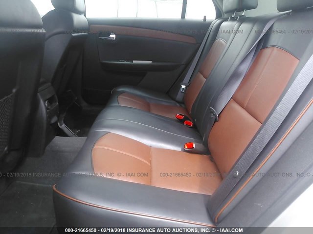 1G1ZK57798F213628 - 2008 CHEVROLET MALIBU LTZ 银色 照片 8