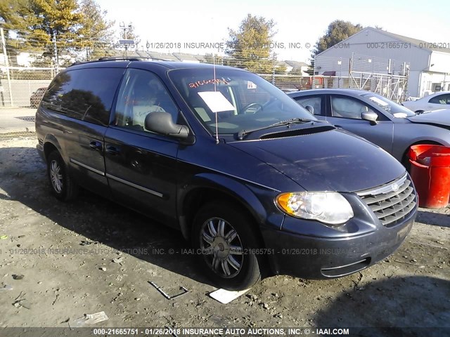 2A4GP54L37R216477 - 2007 CHRYSLER TOWN & COUNTRY TOURING BLUE photo 1