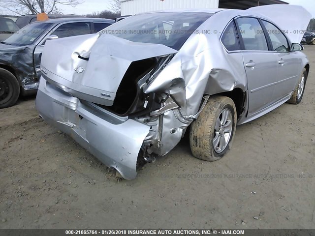 2G1WA5E31E1148881 - 2014 CHEVROLET IMPALA LIMITED LS SILVER photo 6