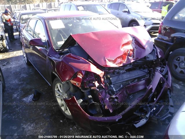 1G1ZE5EB1AF145281 - 2010 CHEVROLET MALIBU LTZ 红色 照片 1