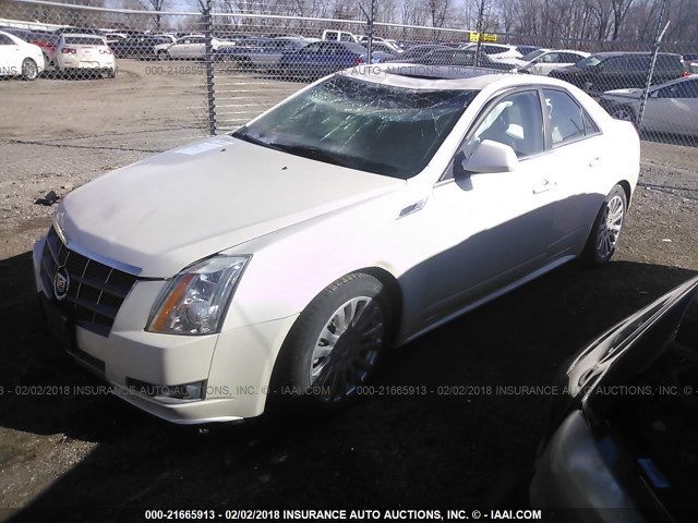 1G6DS5ED9B0138582 - 2011 CADILLAC CTS PREMIUM COLLECTION WHITE photo 2